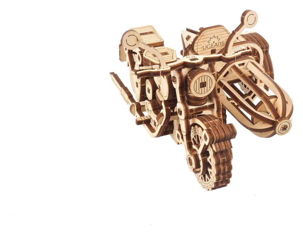 Modellino in legno Harry Potter Moto Volante di Hagrid con Sidecar Ugears
