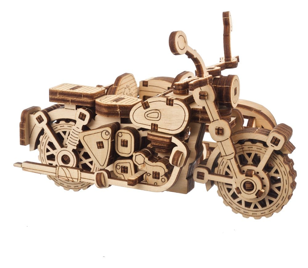 Modellino in legno Harry Potter Moto Volante di Hagrid con Sidecar Ugears