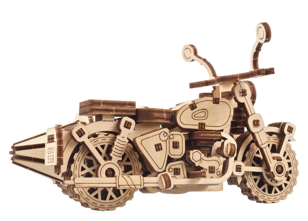 Modellino in legno Harry Potter Moto Volante di Hagrid con Sidecar Ugears