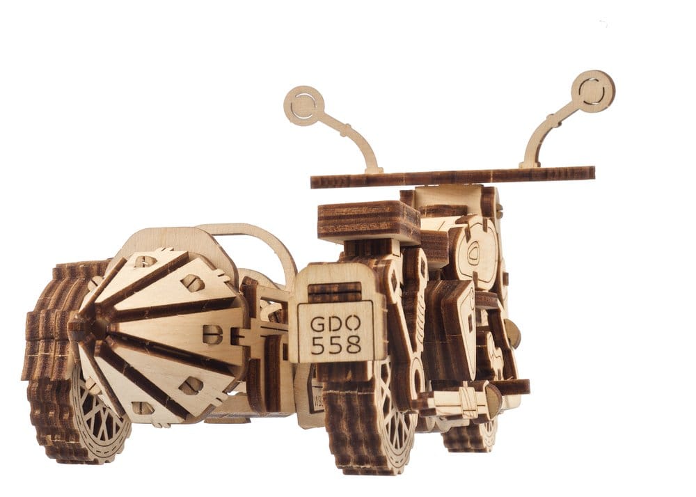 Modellino in legno Harry Potter Moto Volante di Hagrid con Sidecar Ugears
