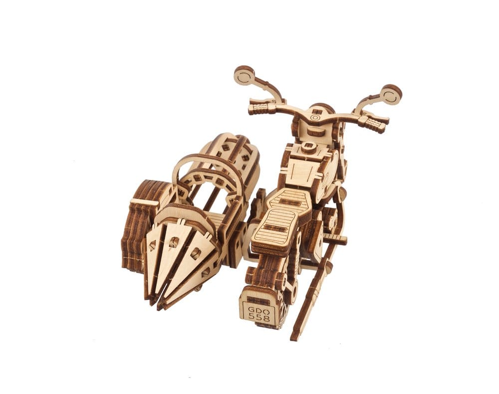 Modellino in legno Harry Potter Moto Volante di Hagrid con Sidecar Ugears
