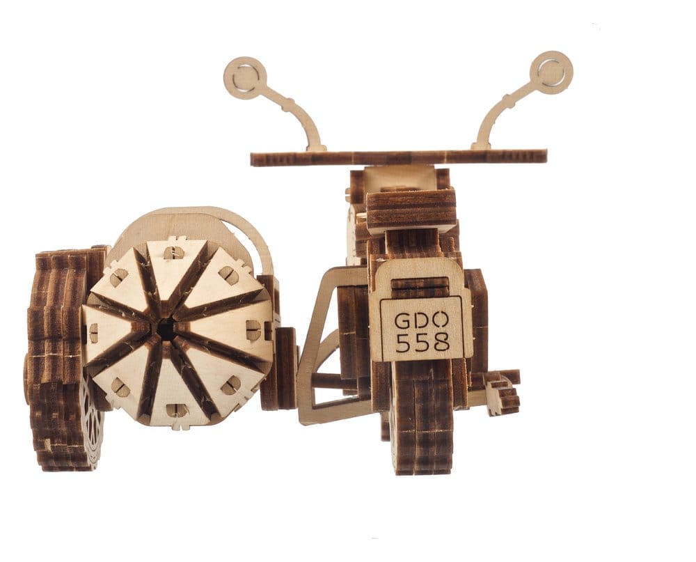 Modellino in legno Harry Potter Moto Volante di Hagrid con Sidecar Ugears