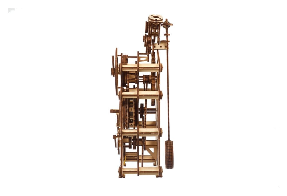 Ugears Modellino in Legno Engine Clock Orologio da Tavolo Meccanico