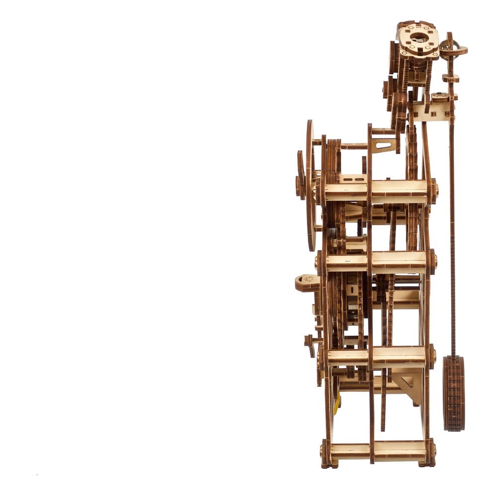 Ugears Modellino in Legno Engine Clock Orologio da Tavolo Meccanico