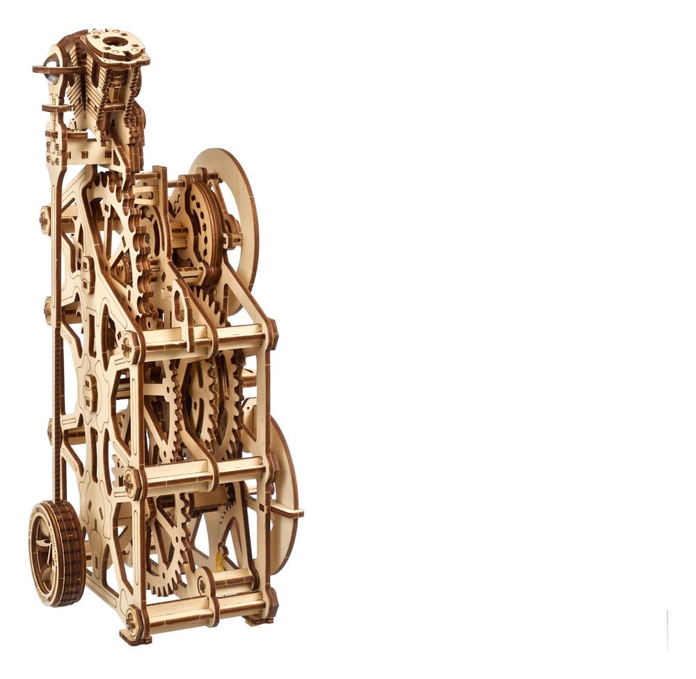 Ugears Modellino in Legno Engine Clock Orologio da Tavolo Meccanico