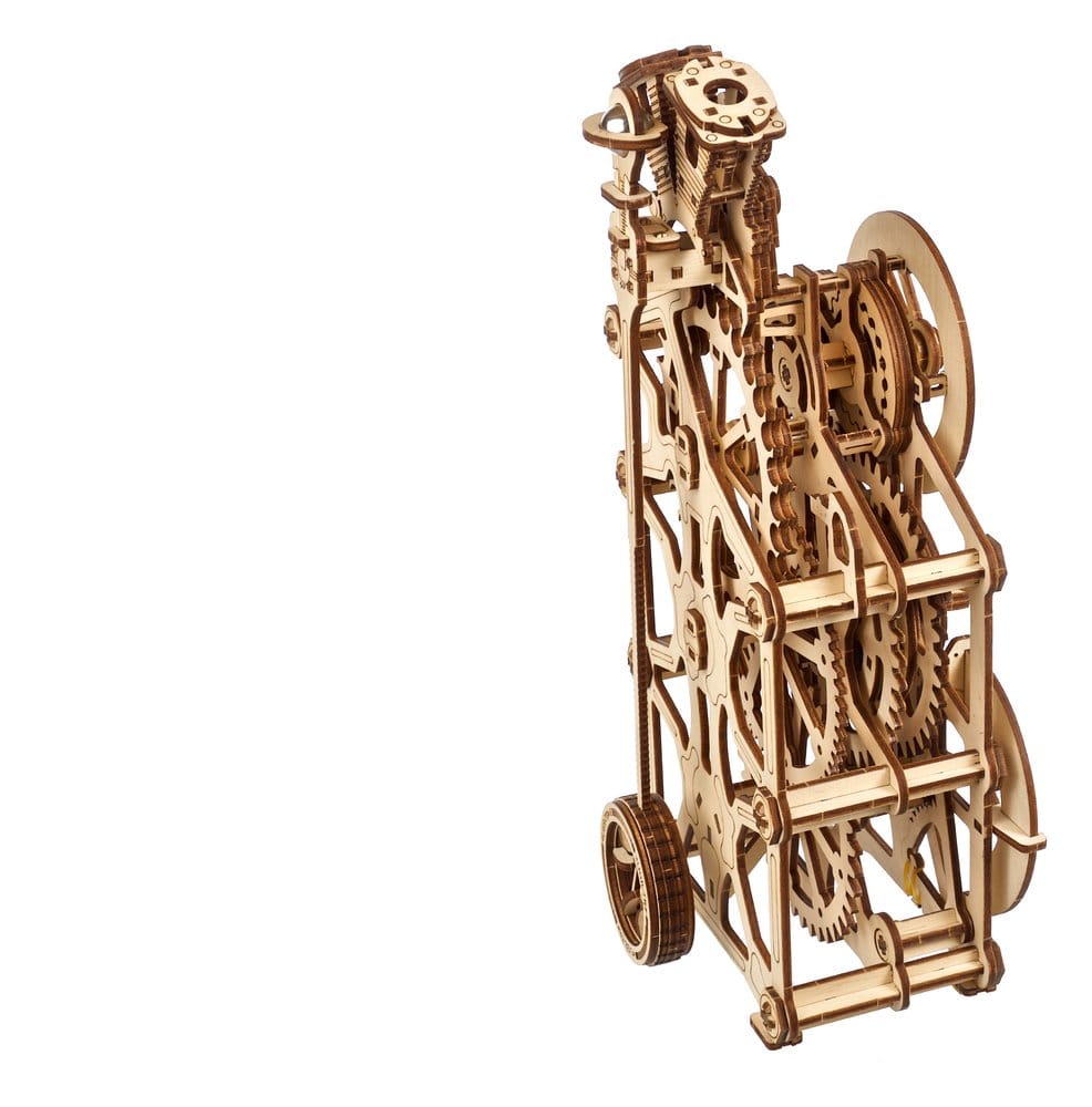 Ugears Modellino in Legno Engine Clock Orologio da Tavolo Meccanico