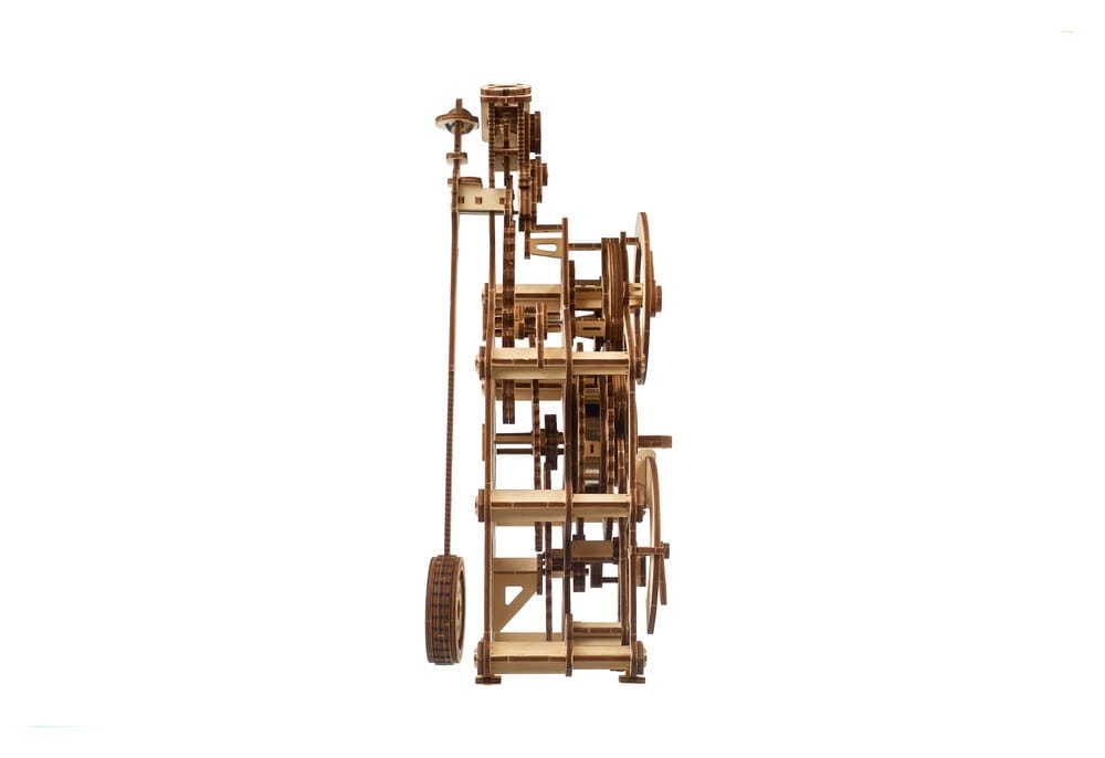 Ugears Modellino in Legno Engine Clock Orologio da Tavolo Meccanico