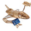 NASA Space Shuttle Discovery Modellino in Legno Ugears con Telescopio Hubble e Supporto Tensegrity