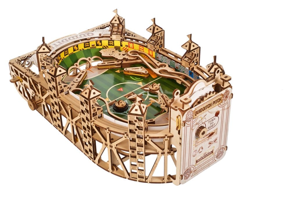 Ugears Harry Potter Quidditch Flipper Pinball, Modellino in Legno da Costruire