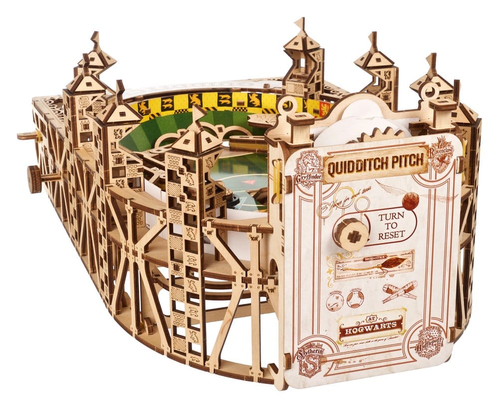 Ugears Harry Potter Quidditch Flipper Pinball, Modellino in Legno da Costruire