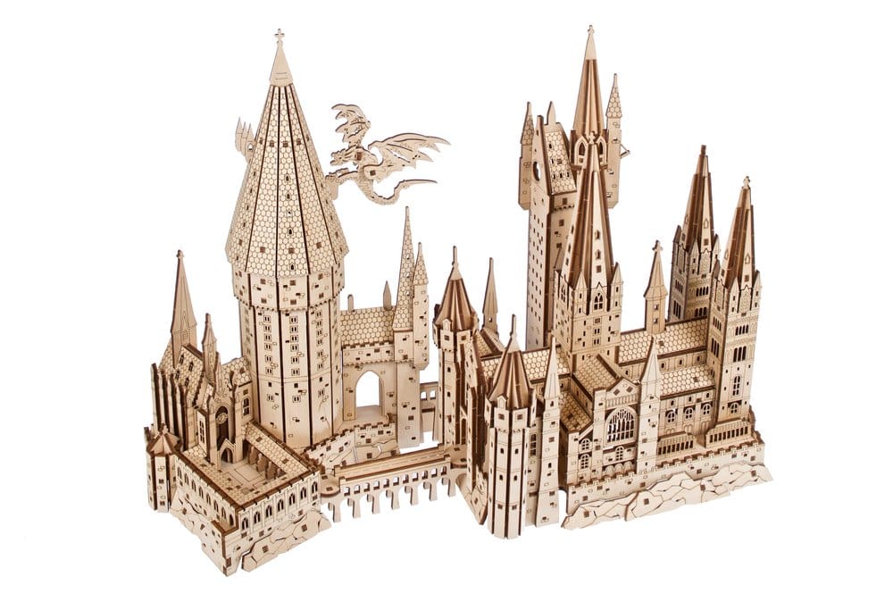 Modellino in Legno Castello di Hogwarts Harry Potter Ugears