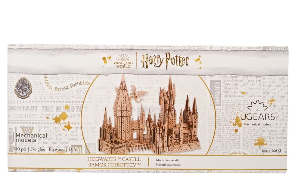 Modellino in Legno Castello di Hogwarts Harry Potter Ugears