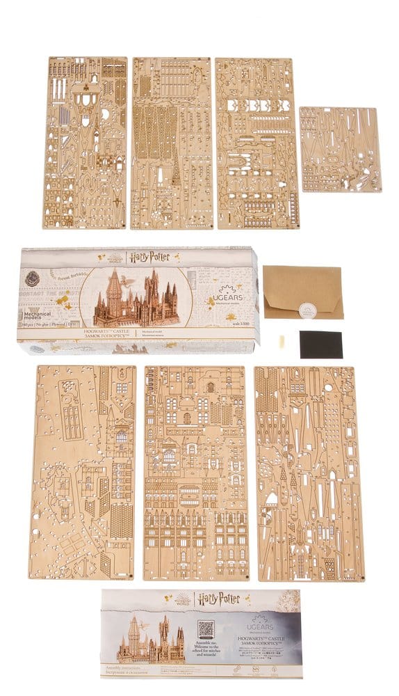 Modellino in Legno Castello di Hogwarts Harry Potter Ugears