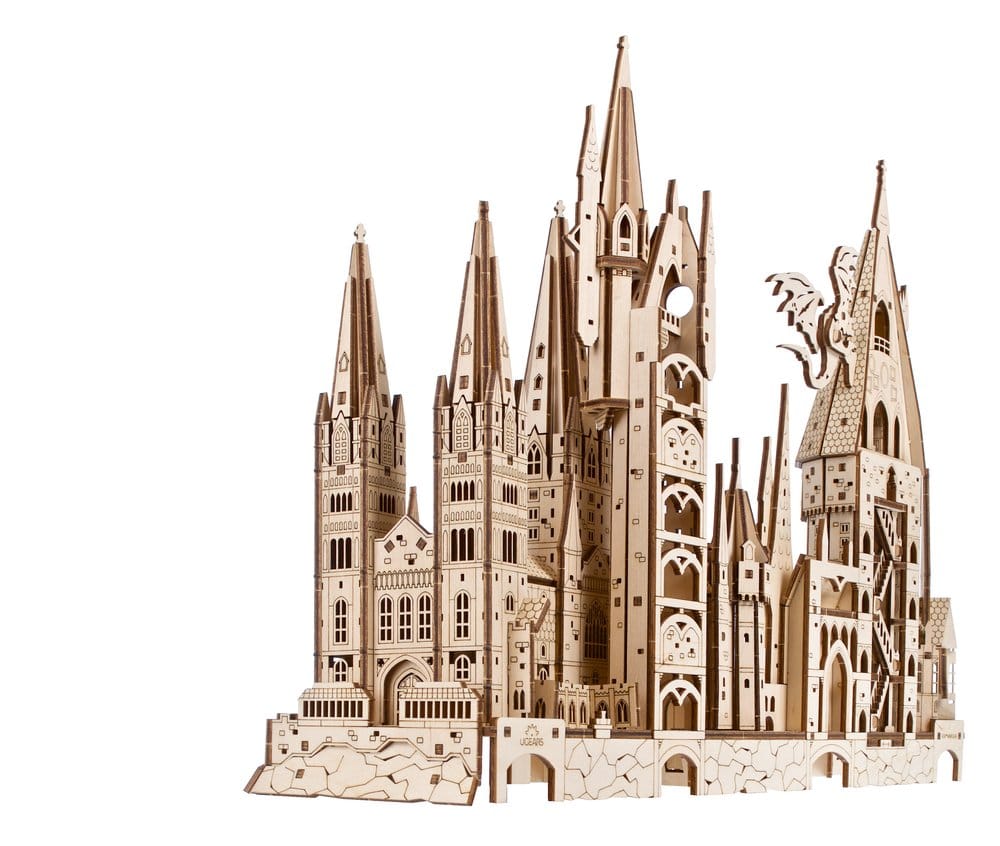 Modellino in Legno Castello di Hogwarts Harry Potter Ugears