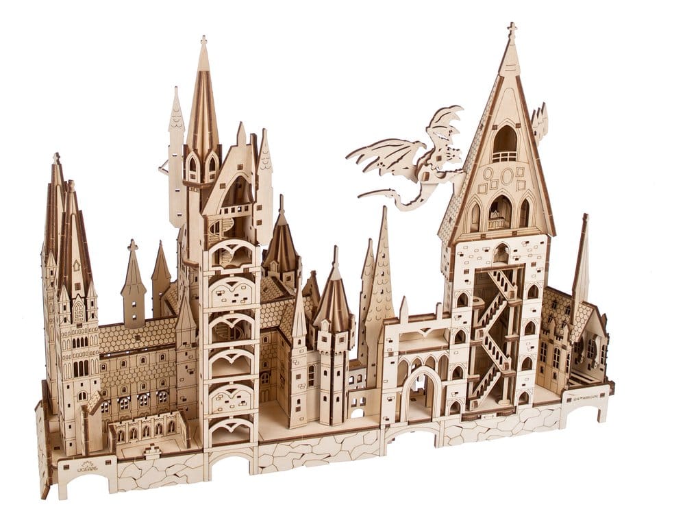 Modellino in Legno Castello di Hogwarts Harry Potter Ugears