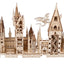 Modellino in Legno Castello di Hogwarts Harry Potter Ugears