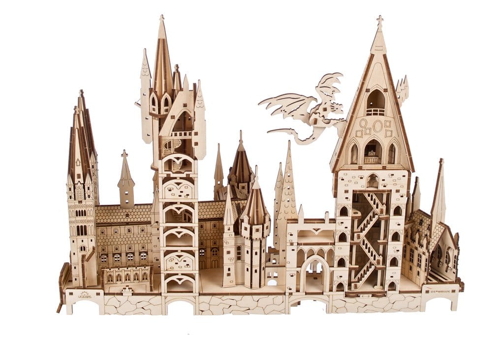 Modellino in Legno Castello di Hogwarts Harry Potter Ugears