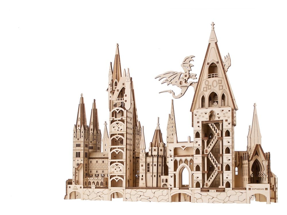 Modellino in Legno Castello di Hogwarts Harry Potter Ugears