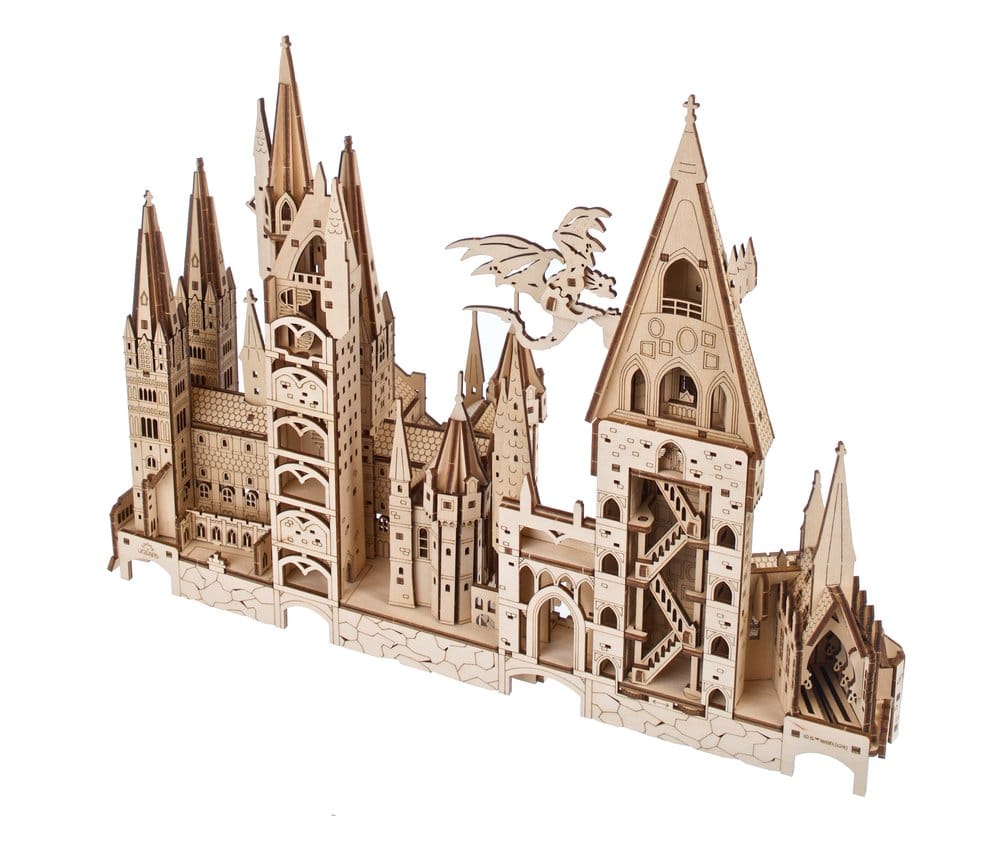 Modellino in Legno Castello di Hogwarts Harry Potter Ugears