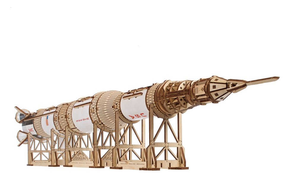 Modellino in legno NASA Saturn V in scala 1:170 Ugears