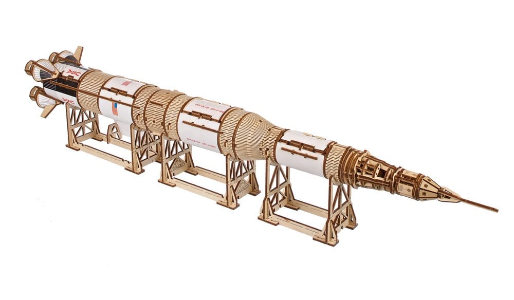 Modellino in legno NASA Saturn V in scala 1:170 Ugears