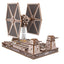 Star Wars TIE Fighter, modellino in legno Ugears con base Death Star