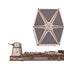 Star Wars TIE Fighter, modellino in legno Ugears con base Death Star