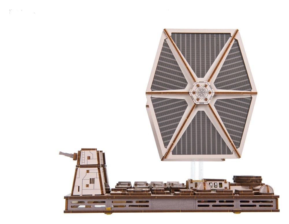 Star Wars TIE Fighter, modellino in legno Ugears con base Death Star