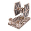 Star Wars TIE Fighter, modellino in legno Ugears con base Death Star