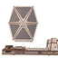 Star Wars TIE Fighter, modellino in legno Ugears con base Death Star