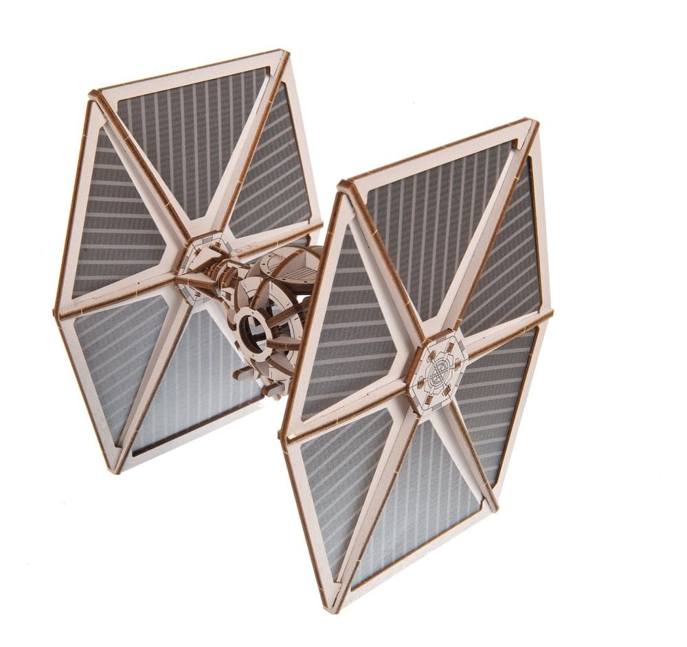 Star Wars TIE Fighter, modellino in legno Ugears con base Death Star