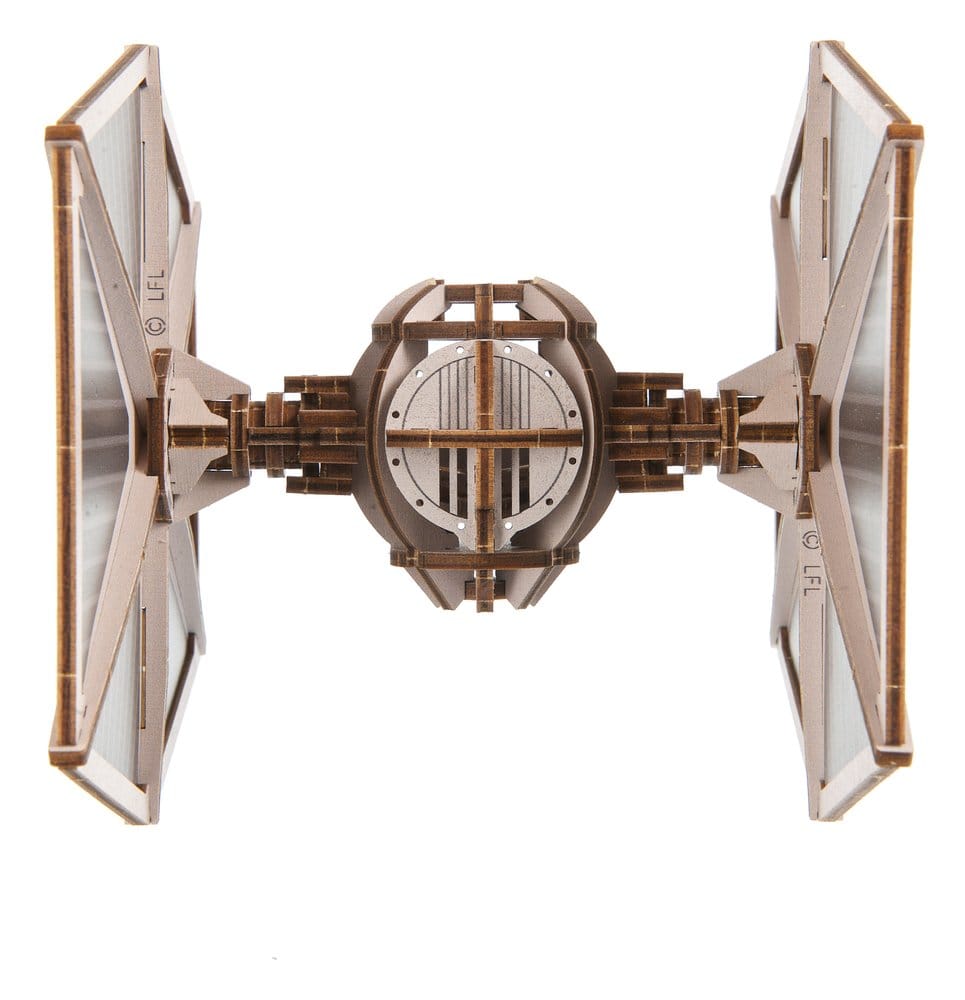 Star Wars TIE Fighter, modellino in legno Ugears con base Death Star