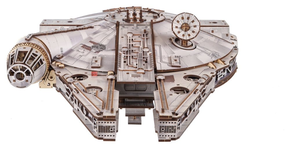 Star Wars Millennium Falcon Modellino in Legno Ugears in Scala 1:75