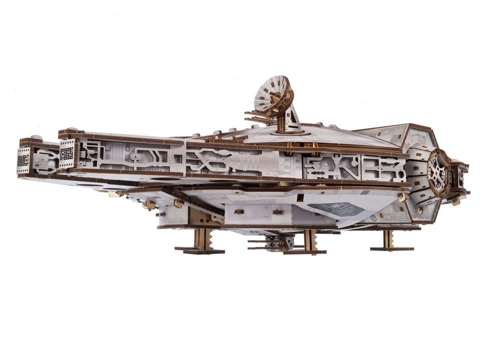 Star Wars Millennium Falcon Modellino in Legno Ugears in Scala 1:75