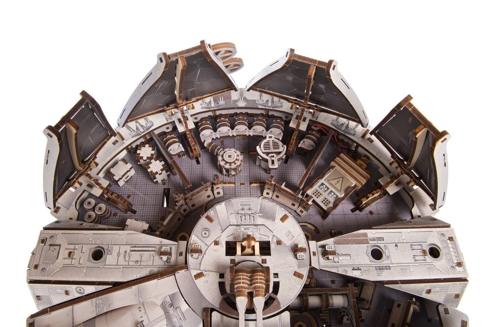 Star Wars Millennium Falcon Modellino in Legno Ugears in Scala 1:75