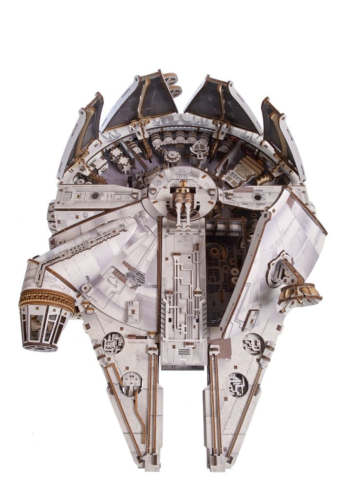 Star Wars Millennium Falcon Modellino in Legno Ugears in Scala 1:75