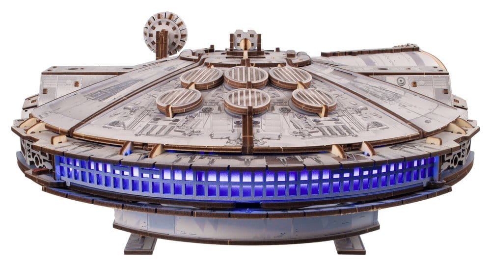 Star Wars Millennium Falcon Modellino in Legno Ugears in Scala 1:75