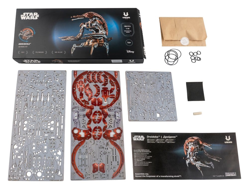 Star Wars Droideka Modellino in Legno Ugears