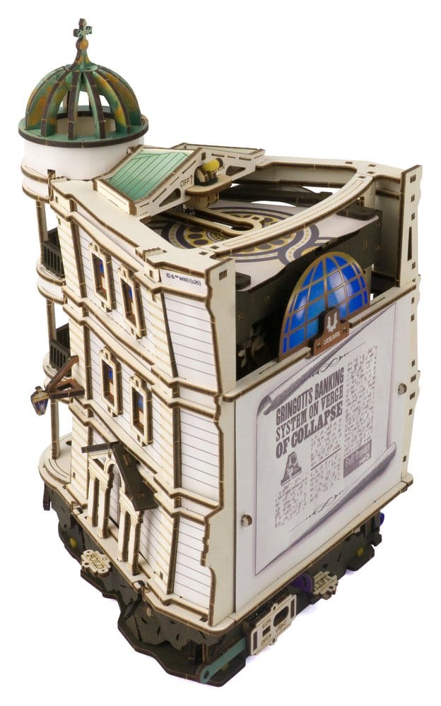 Modellino in Legno Ugears Harry Potter Gringotts Bank Marble Run