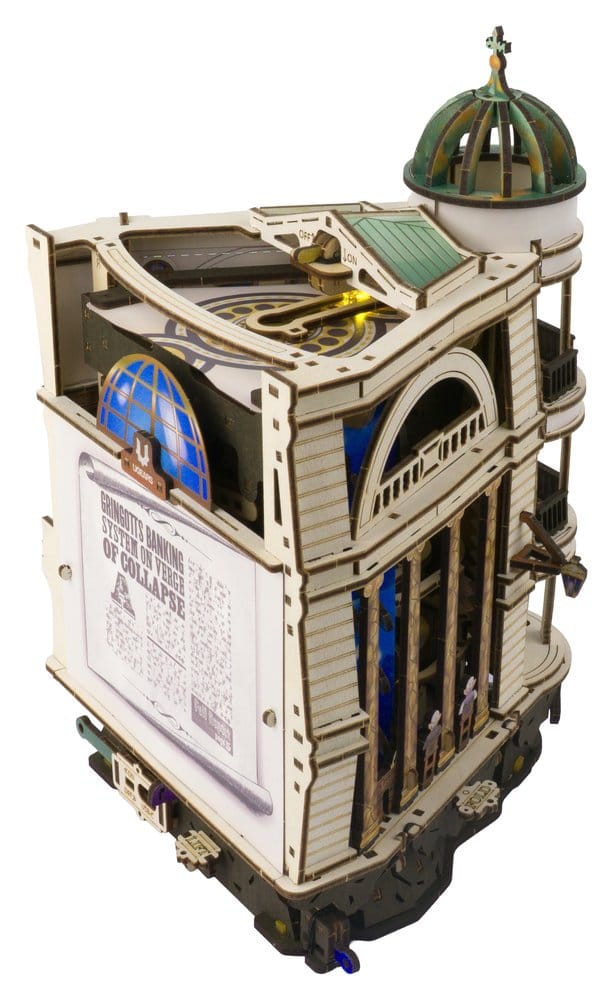 Modellino in Legno Ugears Harry Potter Gringotts Bank Marble Run