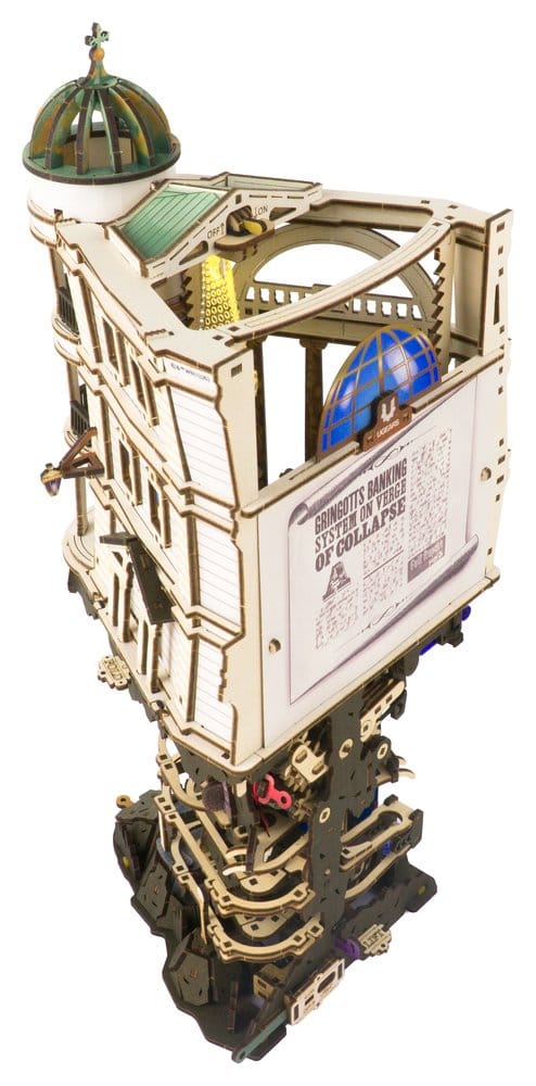 Modellino in Legno Ugears Harry Potter Gringotts Bank Marble Run