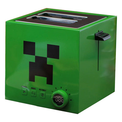 Minecraft Creeper Tostapane Verde - Tostapane a 2 Fessure Ukonic