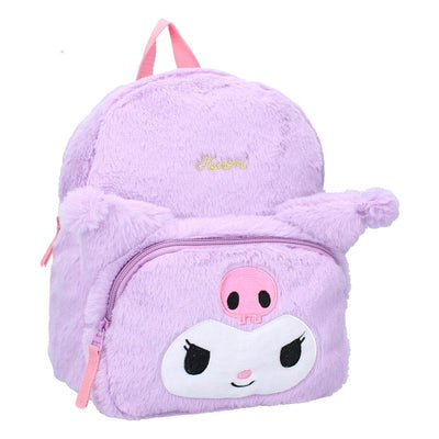 Sanrio Kuromi Fluffy Festival Zaino Morbido 26 cm - Vadobag