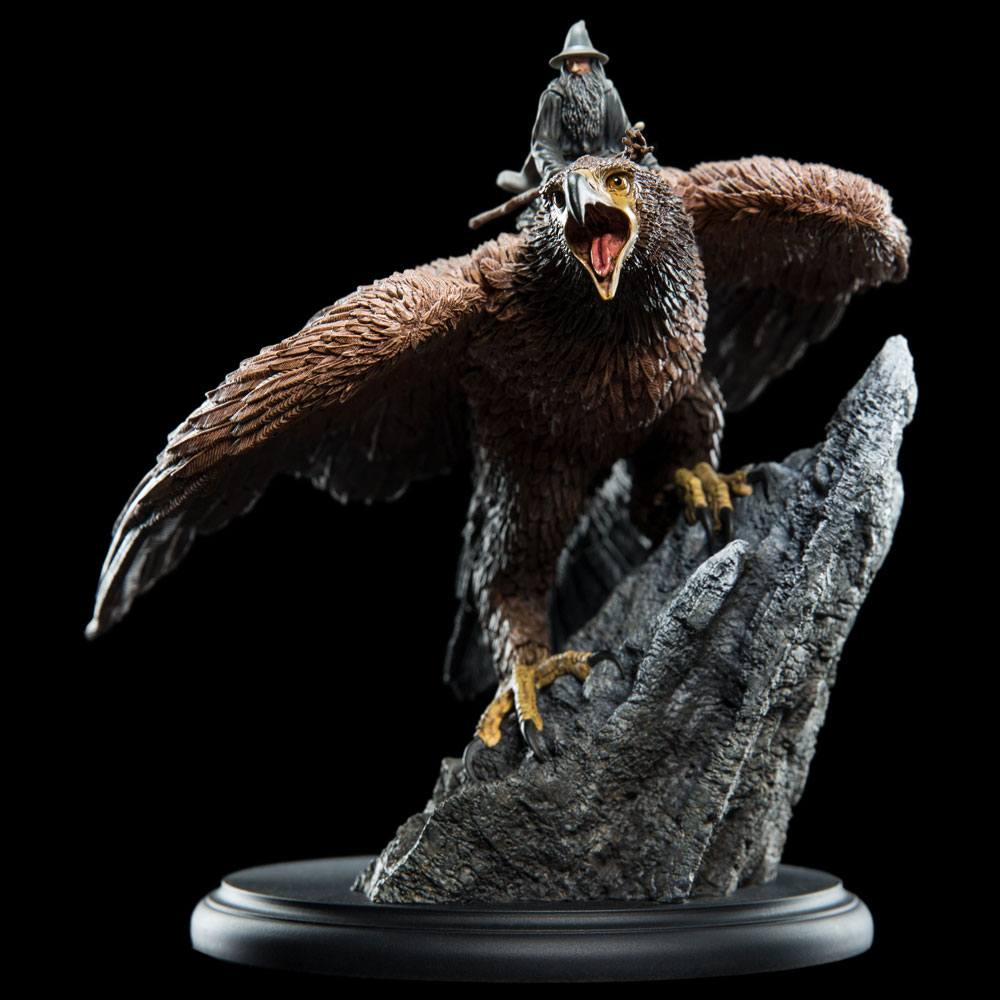 Statua Il Signore degli Anelli Gandalf su Gwaihir 15 cm - Weta Workshop