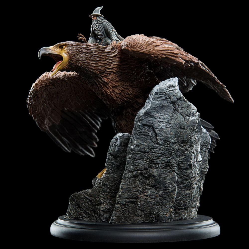 Statua Il Signore degli Anelli Gandalf su Gwaihir 15 cm - Weta Workshop