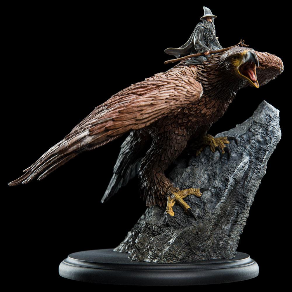 Statua Il Signore degli Anelli Gandalf su Gwaihir 15 cm - Weta Workshop