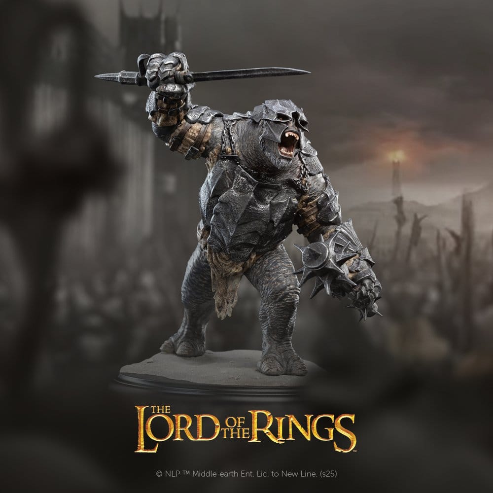 Statua Il Signore degli Anelli Olog-hai della Porta Nera 14 cm Weta Workshop