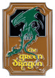 Il Signore degli Anelli - Magnete Il Drago Verde (smalto) 7 cm - Weta Workshop