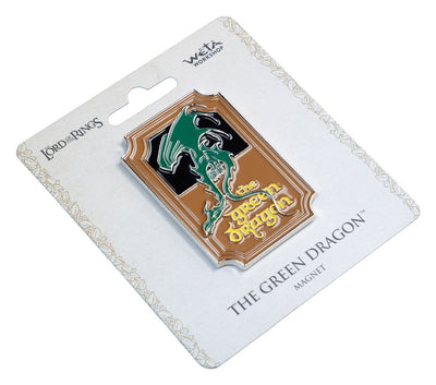 Il Signore degli Anelli - Magnete Il Drago Verde (smalto) 7 cm - Weta Workshop
