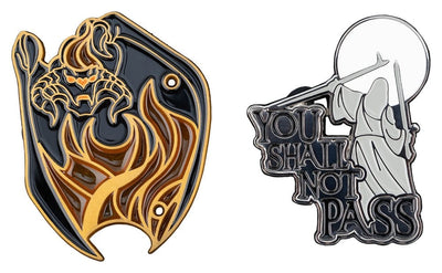 Il Signore degli Anelli Spille da Collezione 2-Pack You Shall Not Pass 8 cm - Weta Workshop